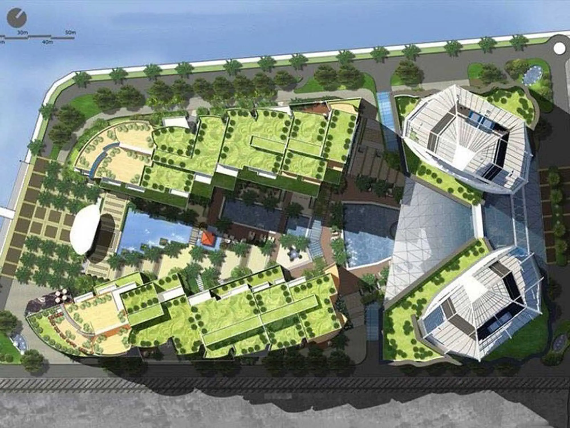 Ascott Tây Hồ - mặt bằng tổng thể